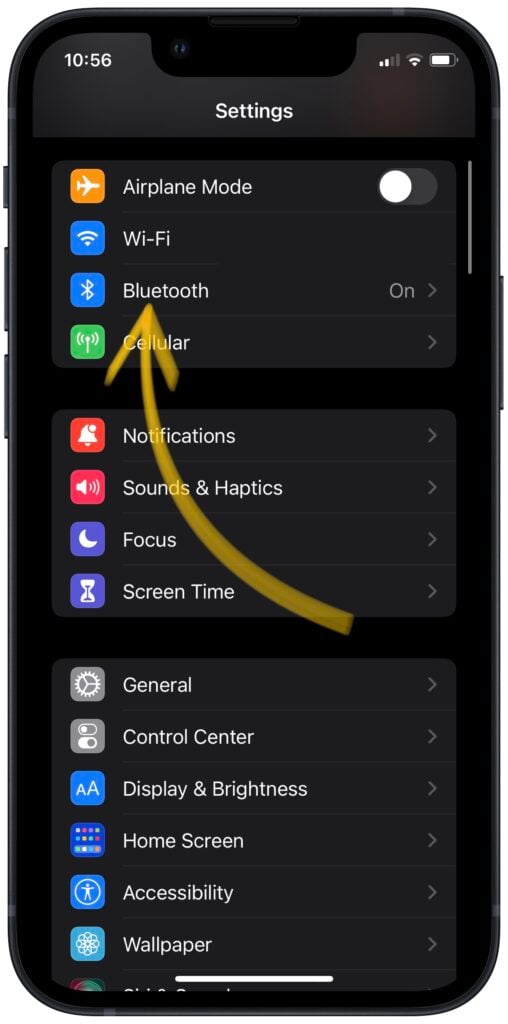 Turn On Bluetooth On Your iPhone UpPhone