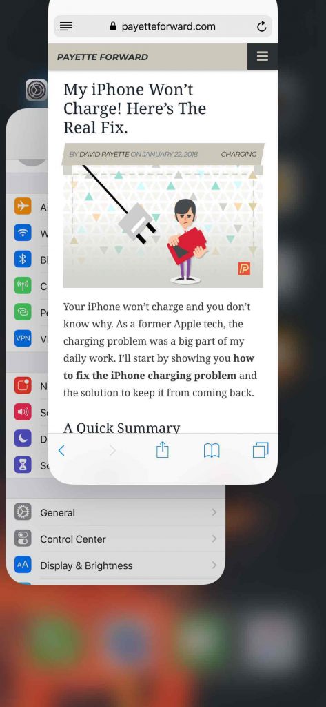 fechar aplicativos iphone x app switcher