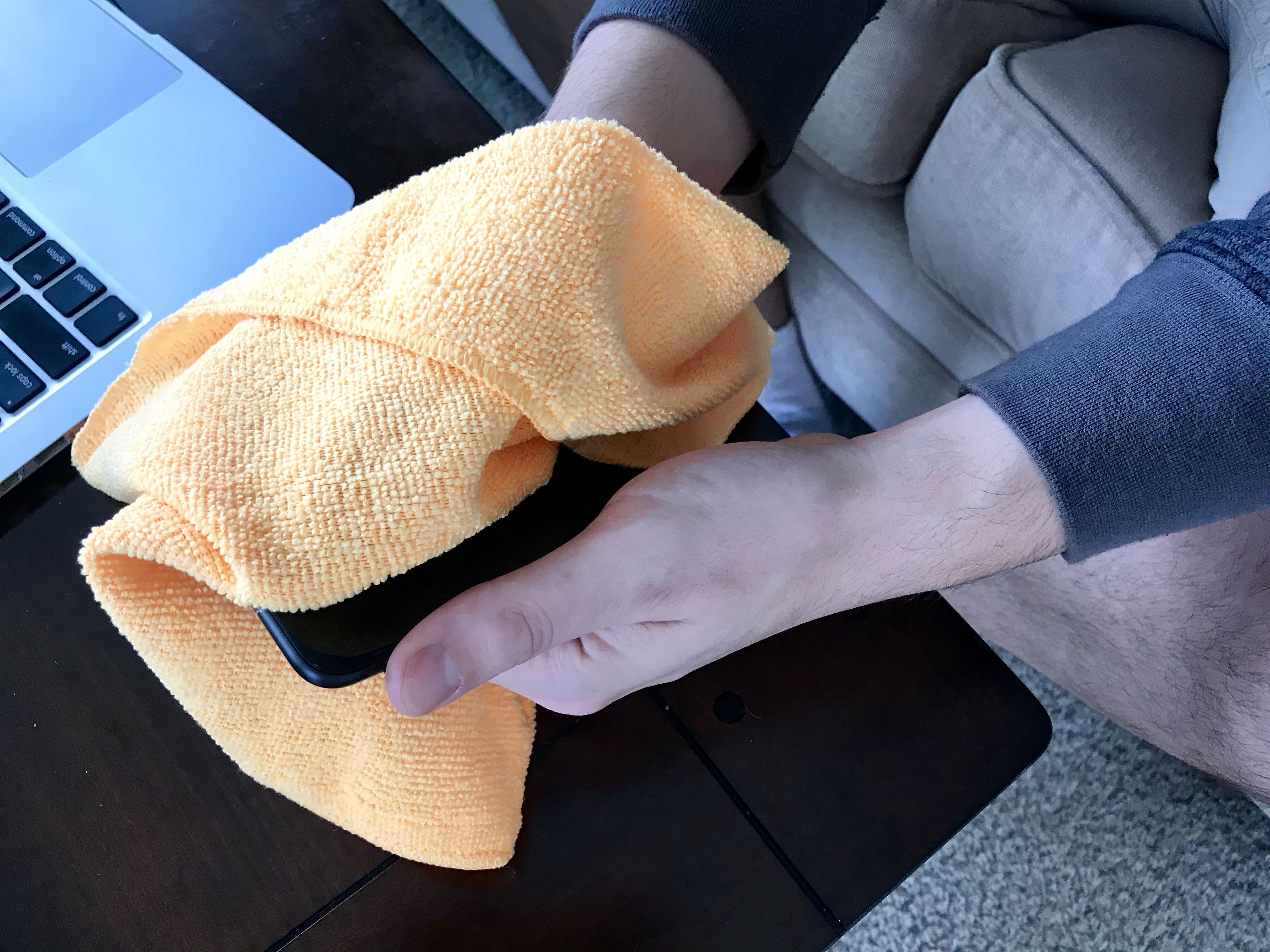 Wipe Off The Camera Lens UpPhone