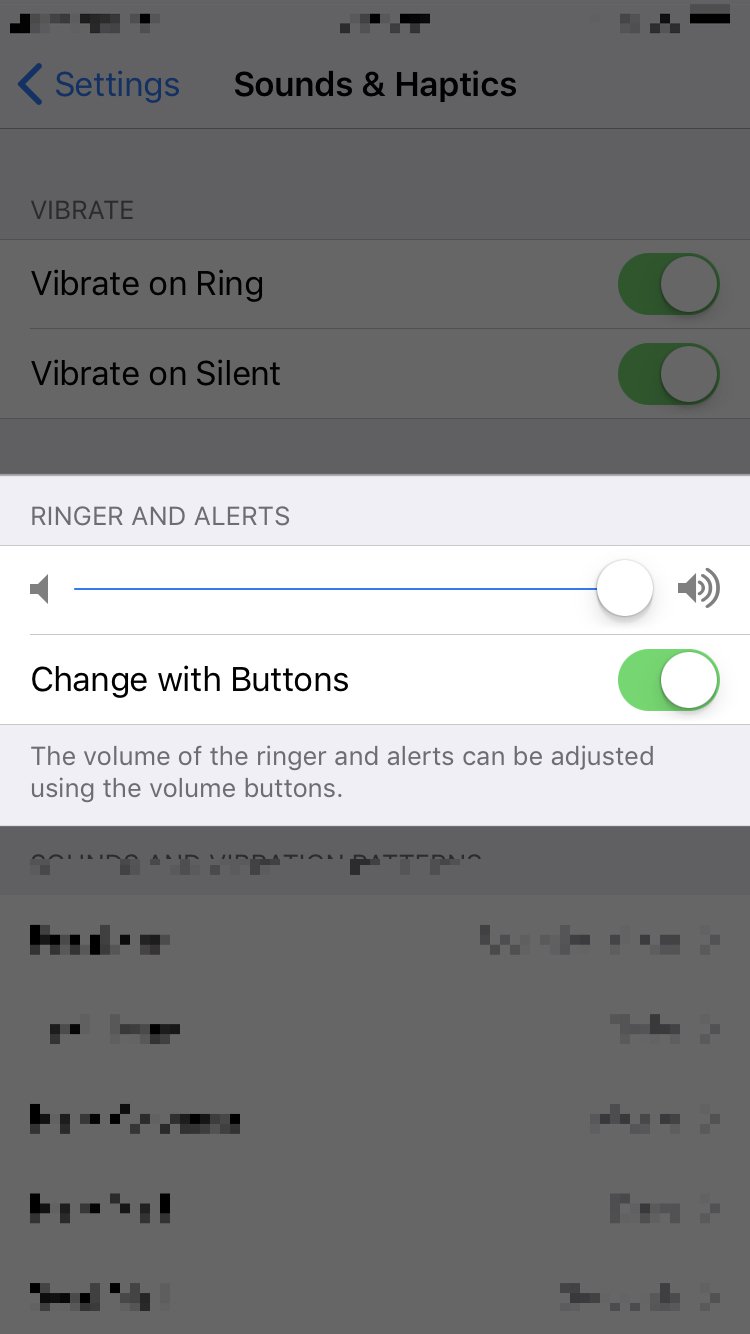 iphone turn ringer volume