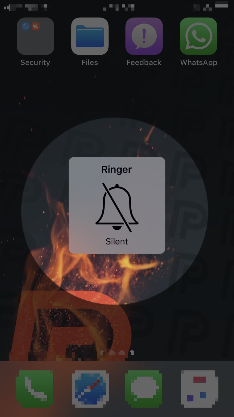 iPhone is in silent mode
