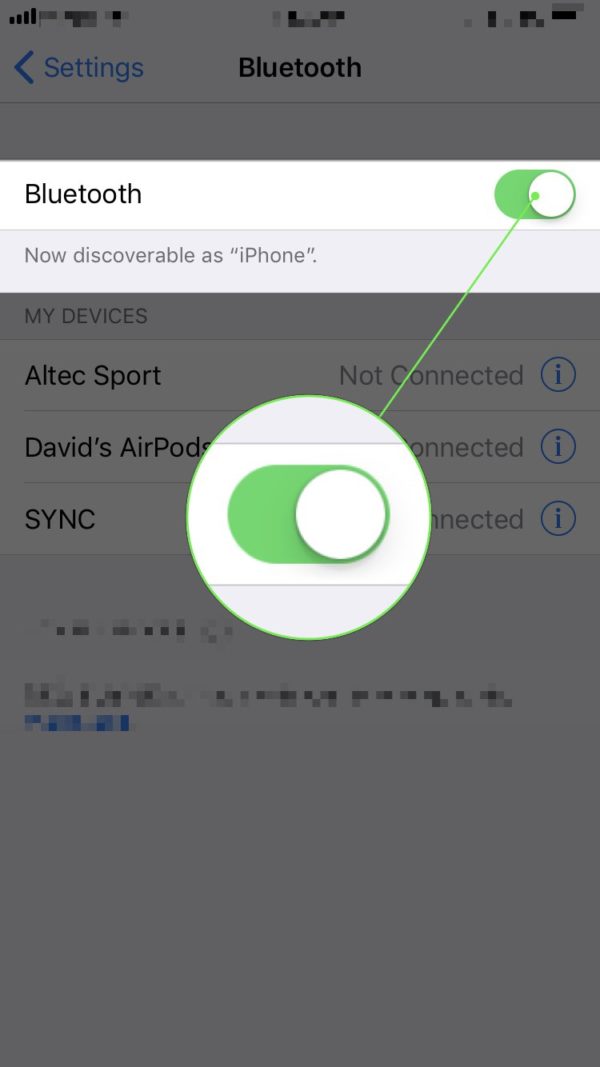 Turn On Bluetooth On Your iPhone UpPhone