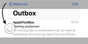 Check For Stuck Emails In The Mail App Outbox | UpPhone