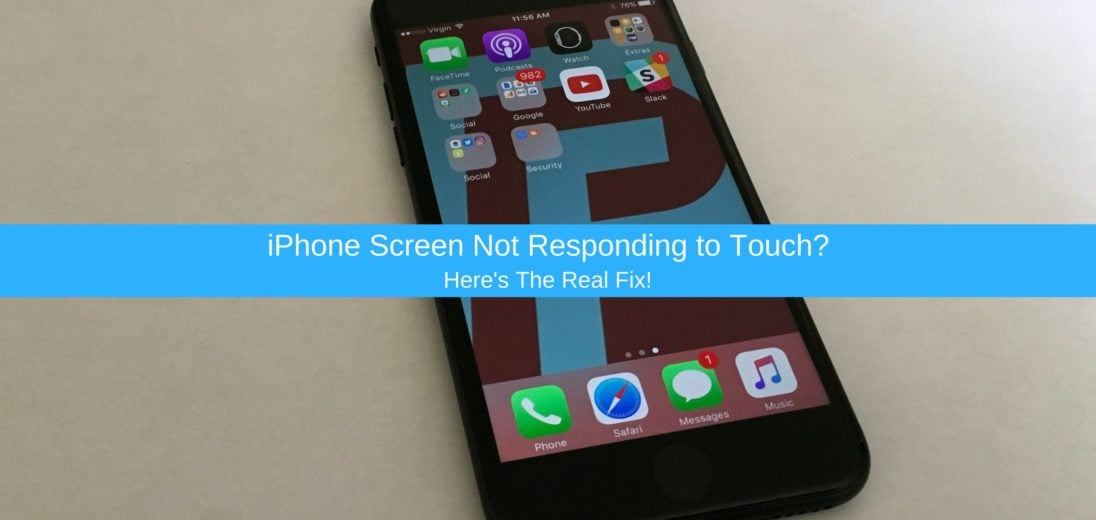 iPhone 7 Plus Screen Not Responding To Touch? Here's The Real Fix.