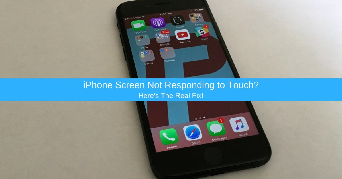 how to fix iphone 7 screen not responding