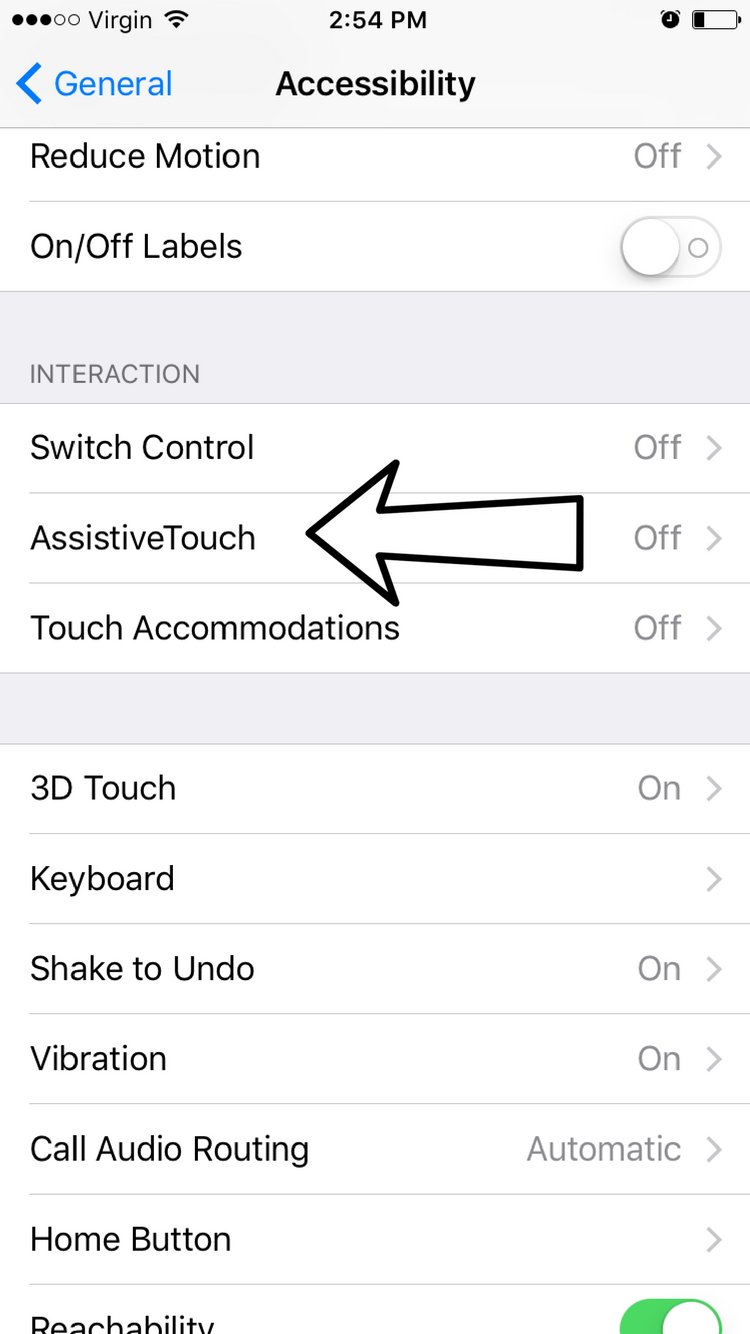 tap assistivetouch