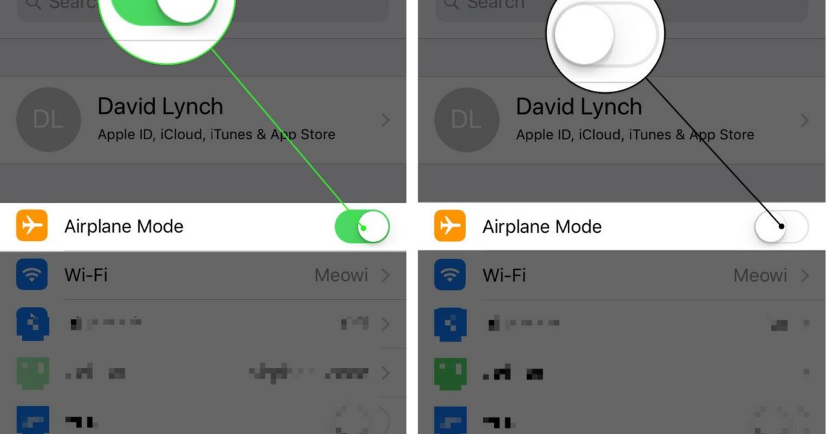 Turn Off Airplane Mode UpPhone
