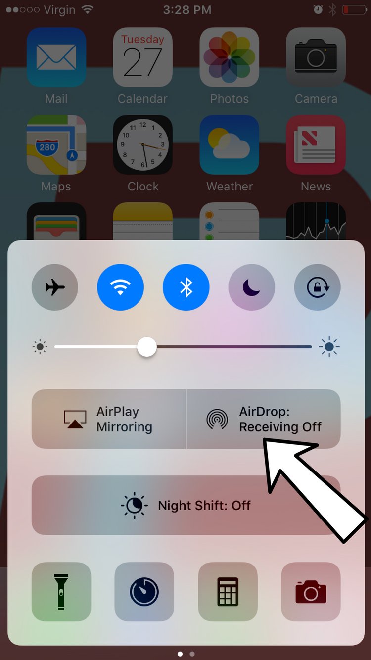 Turn On AirDrop On Your iPhone UpPhone