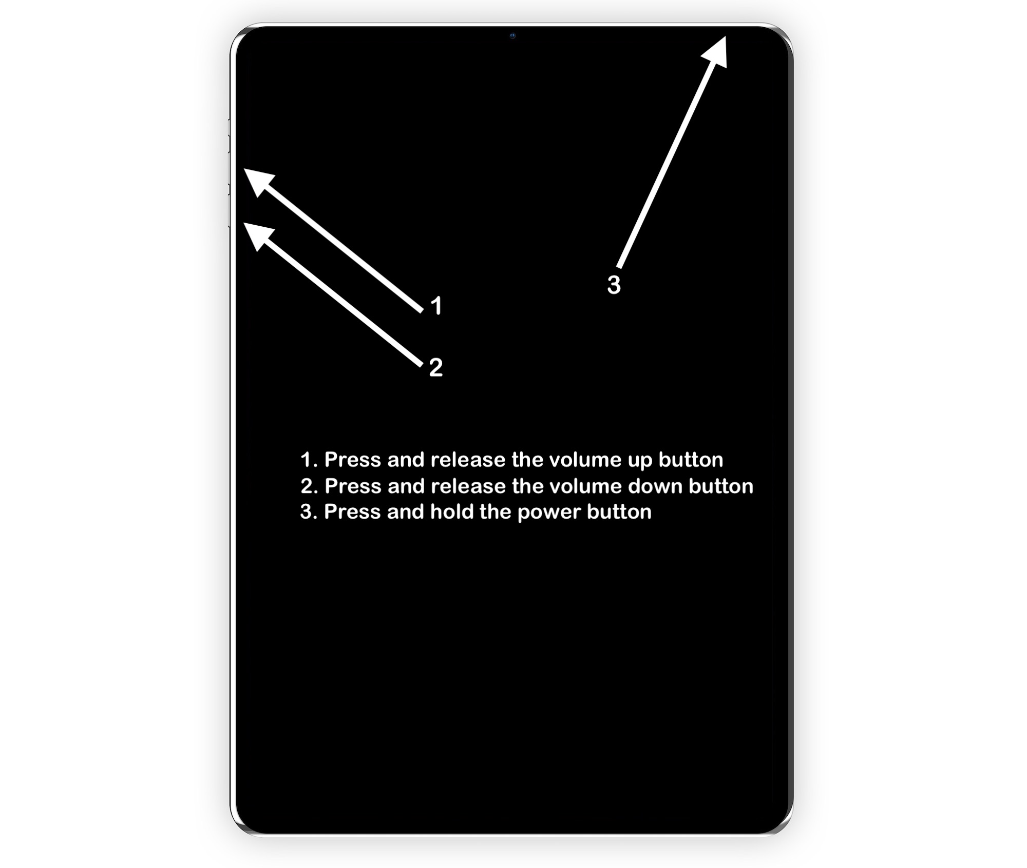 hard reset new ipad pro