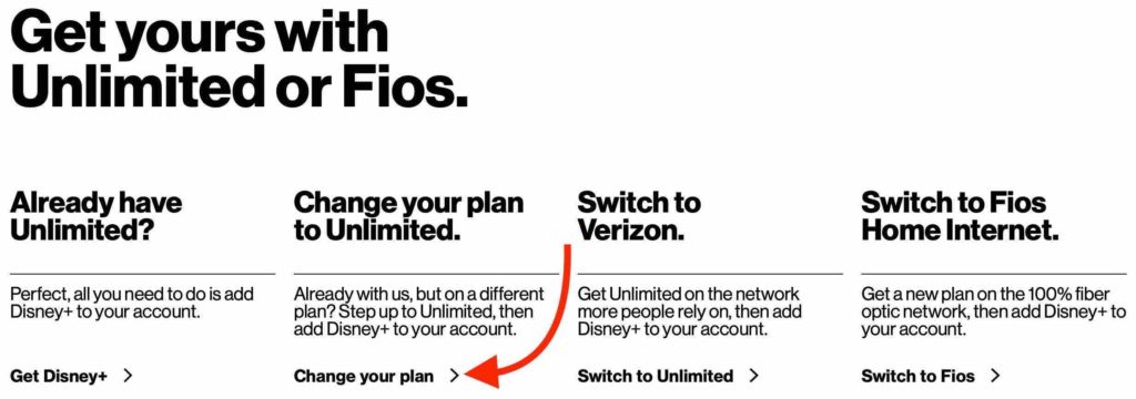 change your verizon plan