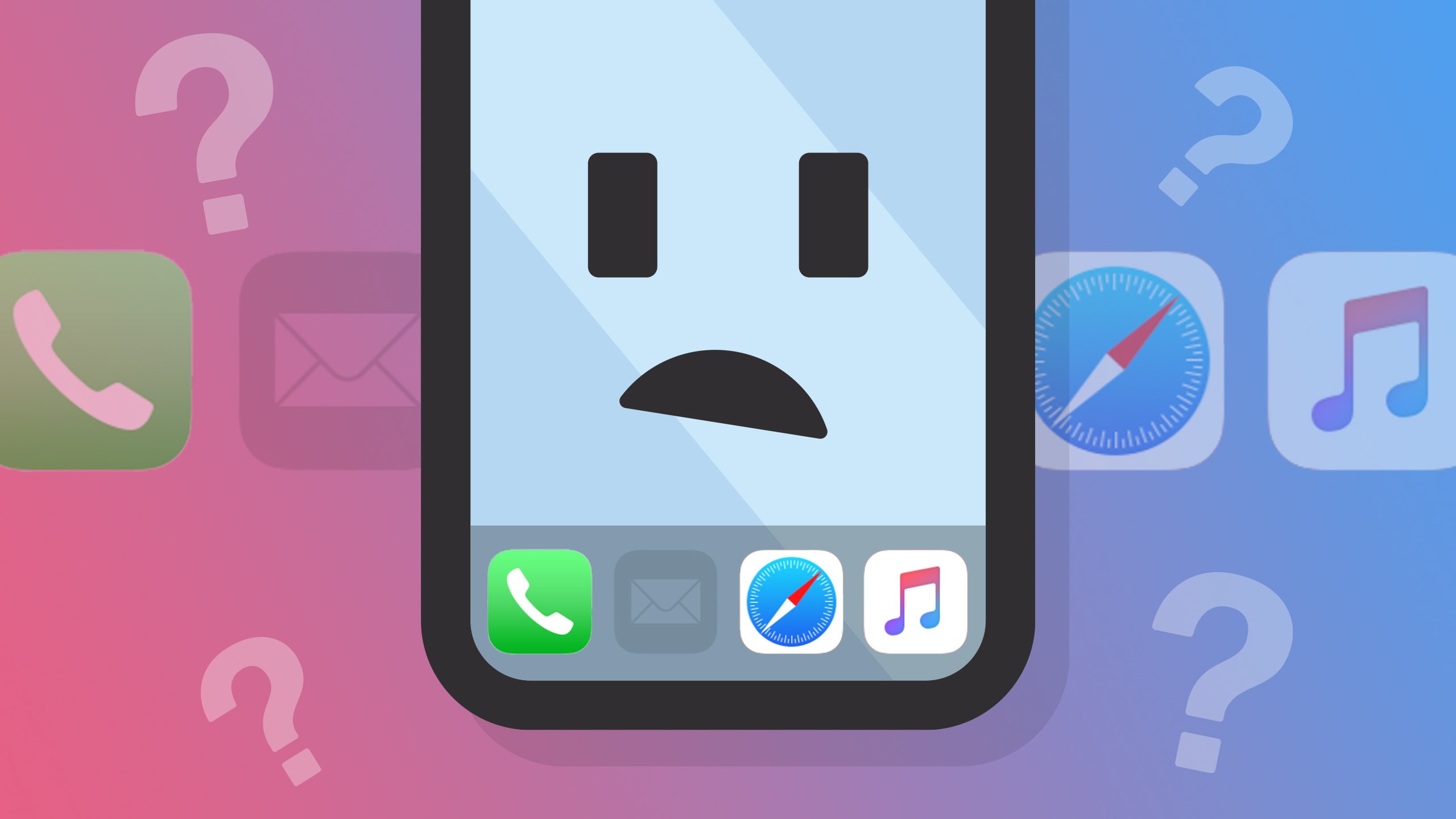 iphone mail print missing