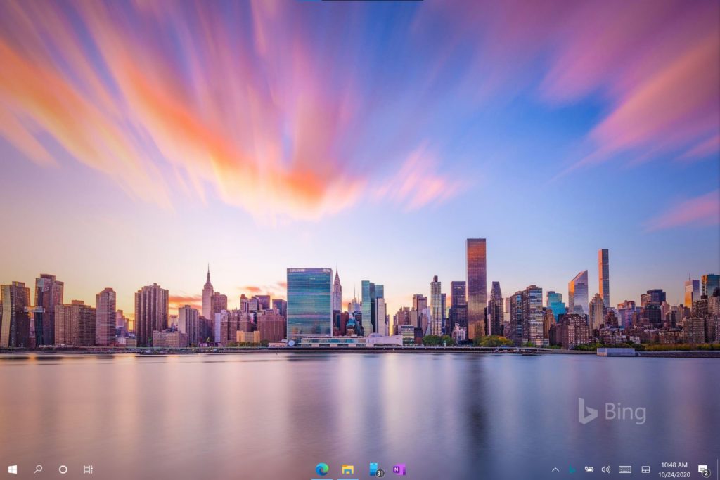 Bing wallpaper changes daily
