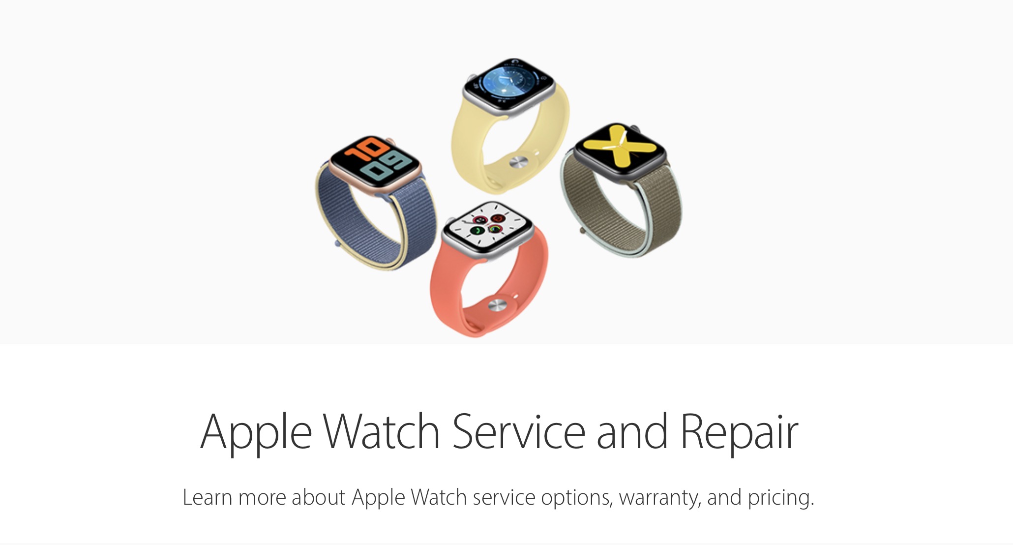 apple watch service and repair