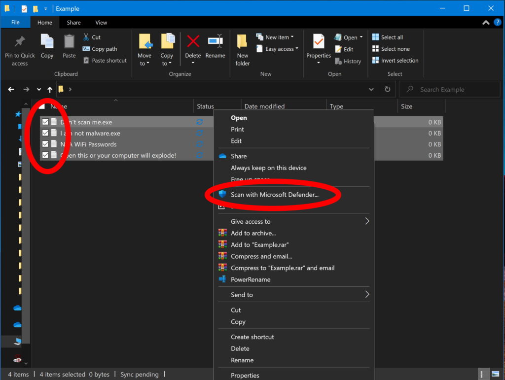 Scan multiple items on Windows 10