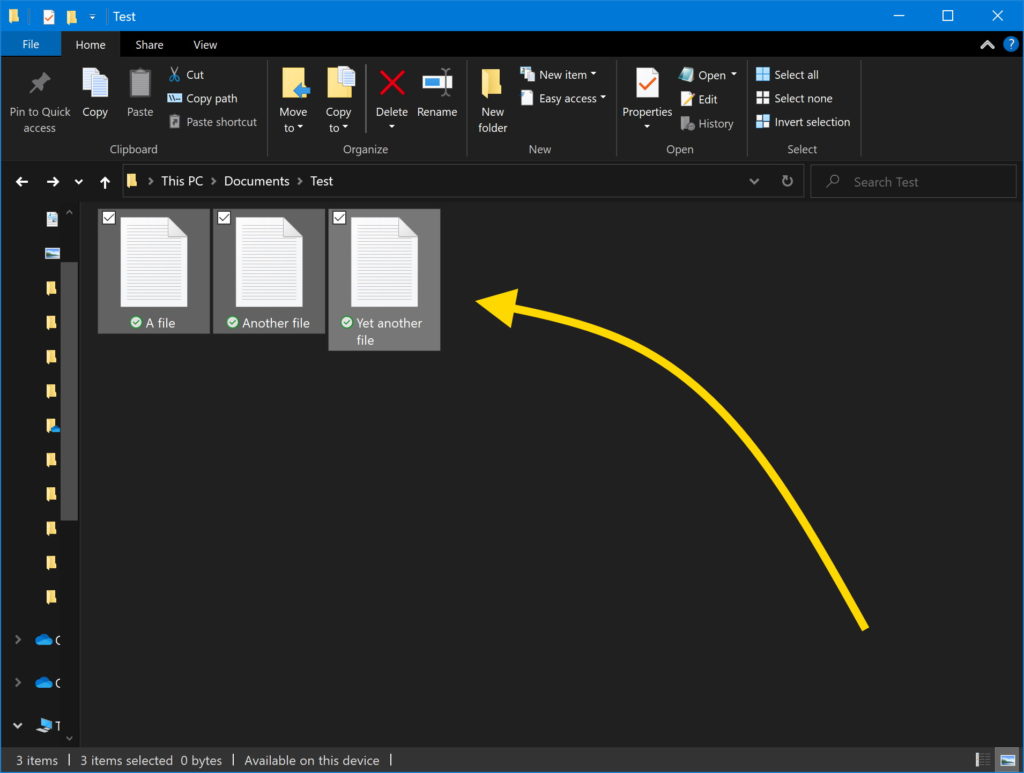 Select Files to Zip Windows 10