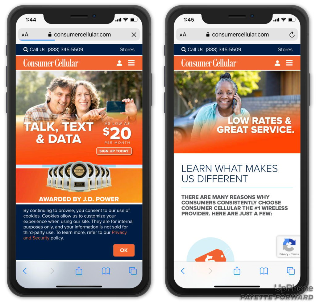 consumer cellular website