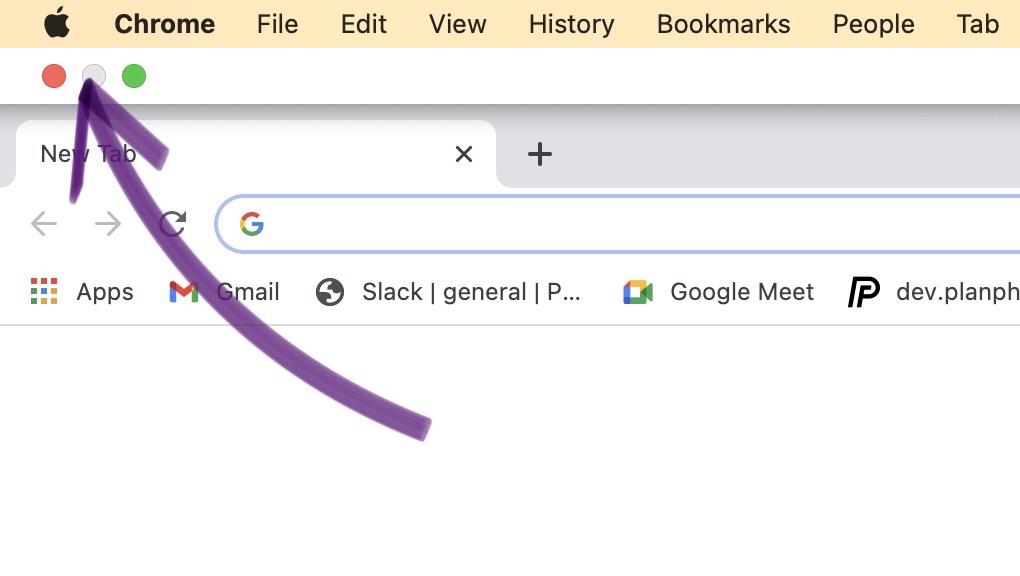 Click the Apple Logo in your macs display