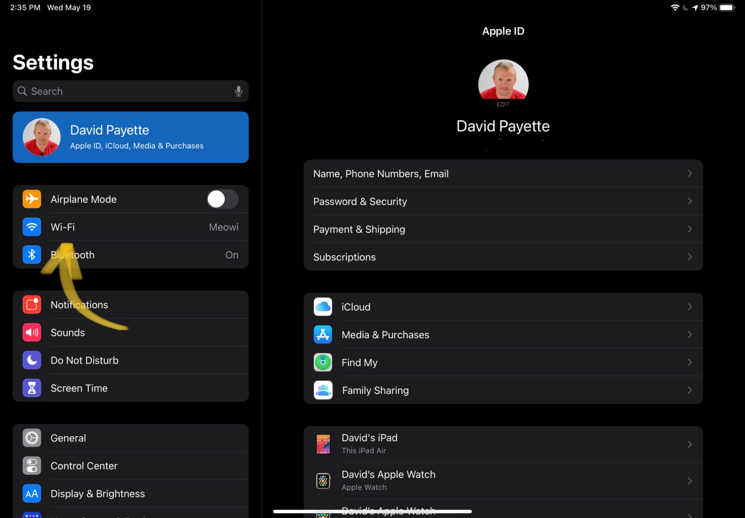 Turn iPad Wi-Fi Off And Back On | UpPhone